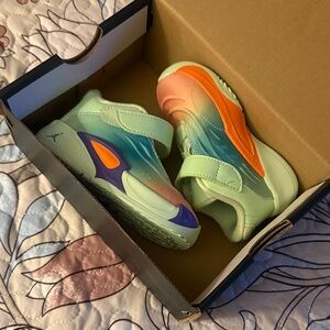 NWT Jordan Luka 3TD VAPOR GREEN HYPER JADE CONE TODDLER 6.0C